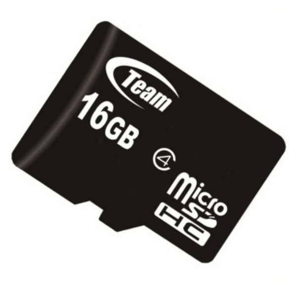 TEAM micro SDHC 16GBclass 4 retail With adapter