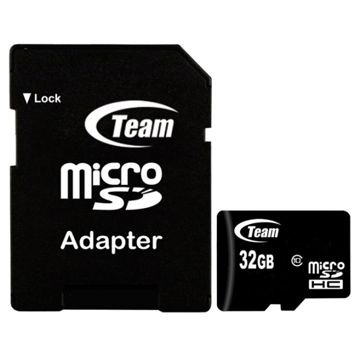 TEAM micro SDHC 32GB class 10 retail With  adapter