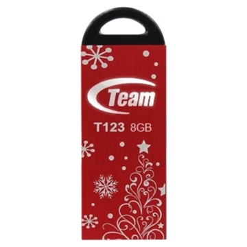 TEAM T123 DRIVE 8 GB red RETAIL