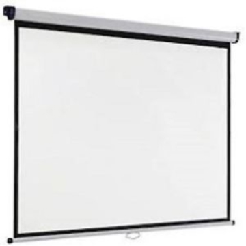 Acer M87-S01MW Manual Projection Screen (175.3 x 175.3 cm) ,Matte White, Mount Wall or ceiling,Image Size 247.9 cm , Weight (5.5 kg)