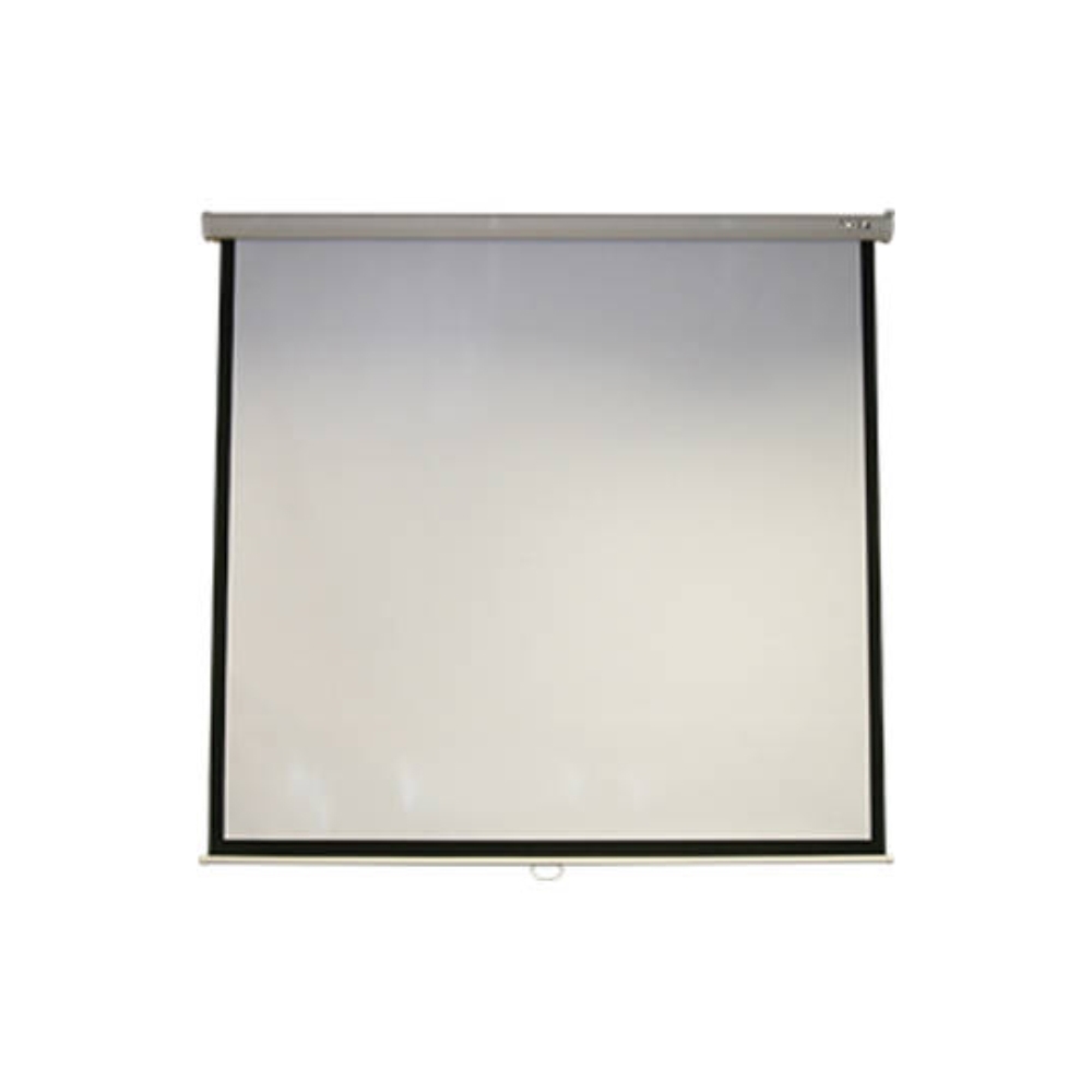 Acer M87-S01MW Manual Projection Screen (175.3 x 175.3 cm) ,Matte White, Mount Wall or ceiling,Image Size 247.9 cm , Weight (5.5 kg)