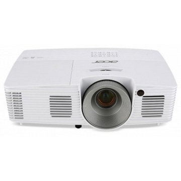 პროექტორი  Acer X133PWH-WXGA; Projector, 3D Capability;Video Compatibility :EDTV,HDTV,NTSC,PAL,SDTV,SECAM; Normal Mode Lamp Life 5000 Hour, Economy Mode Lamp Life: 6000 Hour; Vertical Sync 120HZ -Horizontal Sync 100 kHz; Colour Support 1.07 Billion Colors (30-bit); Maximum Resolution 1920 x 1200; Native Resolution : 1280 x 800 ; 13,000:1; 16:10 (Native), 4:3 (Compatible), 16:9 (Compatible); 3100 lm ; HDMI/USB/S-Video /Composite Video/VGA In; White.