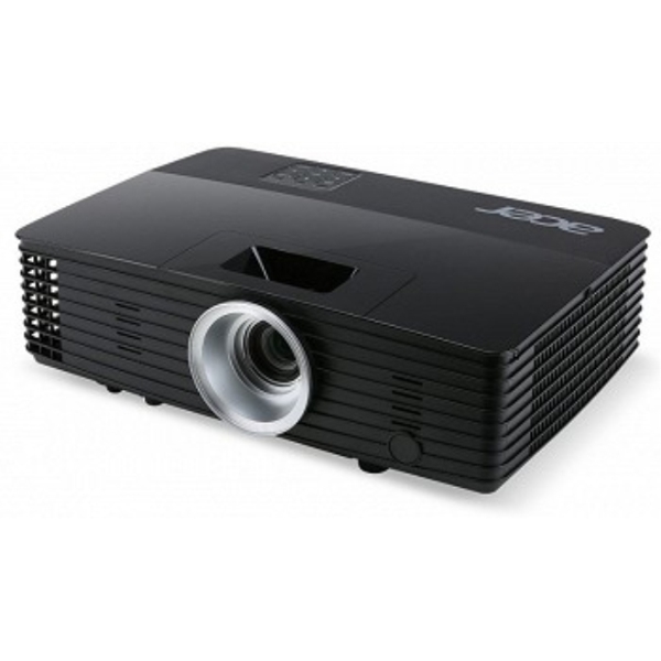 პროექტორი  Acer P1385W-WXGA ; Projector, 3D Capability;Video Compatibility :EDTV,HDTV,NTSC,PAL,SDTV,SECAM; Normal Mode Lamp Life 4000 Hour, Economy Mode Lamp Life:6000 Hour; Vertical Sync 120HZ -Horizontal Sync 100 kHz; Colour Support 1.07 Billion Colors (30-bit); Maximum Resolution 1920 x 1200; Native Resolution : 1280 x 800 ;17,000:1 16:10 (Native), 4:3 (Compatible), 16:9 (Compatible); 3200 lm; 2-HDMI/USB/S-Video /Composite Video/VGA In; Black.