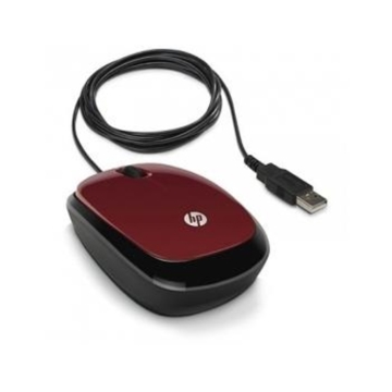 მაუსი HP X1200 Wired Red Mouse H6F01AA