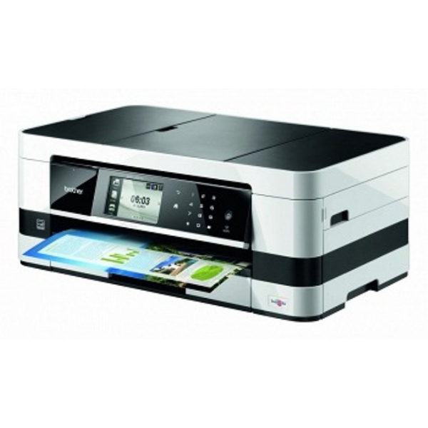 პრინტერი  Brother MFC-J2510R All in One InkJet (format: A4; Print Resolution: Up to 1200x600 dpi; 35 (black), 27ppm (color); Scanner type: Flatbed, scan to e-mail; Scan Resolution: Up to 2400 X 2400 dpi; Copy Resolution: up to 1200 x 1200 dpi; Fax; Memory: 128MB; Ethernet; Wirelss, USB; Cartridges: LC-567XL BK, LC-565XL-C, LC-565XL-M, LC-565XL-Y (Black / Cyan Magenta Yellow ))