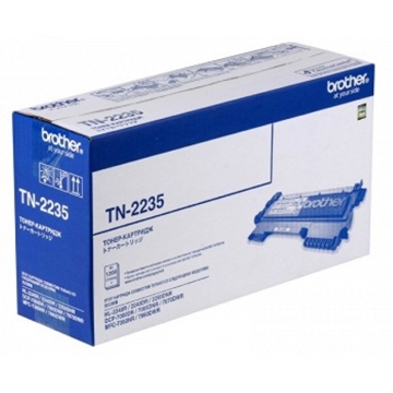 კარტრიჯი  TN2235Brother Black Tonet Cartridge. Resource: 1200 pages, Compatible devices:Brother MFC-7360NR, Brother HL-2240R, Brother MFC-7860DWR, Brother HL-2240DR, Brother FAX-2940R, Brother HL- 2250DNR, Brother DCP-7060DR, Brother DCP-7070DWR