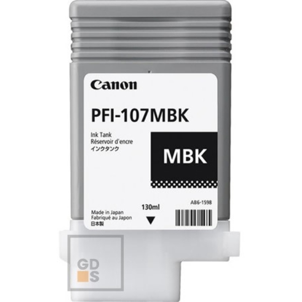 კარტრიჯი  CANON ORIGINAL PFI 107BK BLACK  IPF680685780785 130ML