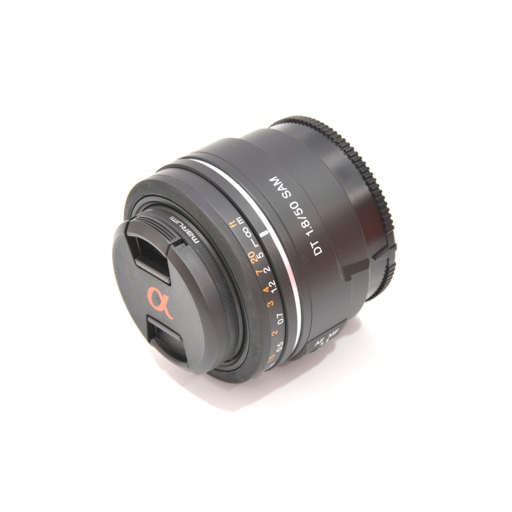 ობიექტივი DIGITAL CAMERA ACCESSORIES SONY  50MM F1.8 SAM DT LENS FOR SONY ALPHA DIGITAL SLR CAMERAS