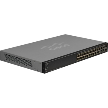 სვიჩი  CISCO  SF300-24PP-K9-EU  24-port 10/100 + 4-Port Gigabit Switch WebView and PoE