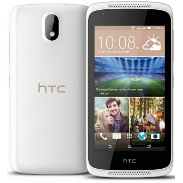 მობილური  HTC  Desire 326G dual sim terra white + almond 4.5'', 480x854, 1.2GHz, 4 Core, 1GB, RAM 8GB, up to 32GB flash, 8Mpix 2Mpix, BT, Wi-Fi, GPS,2000mAh,146g, 139.79x69.63x9.7