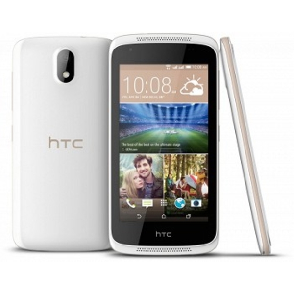 მობილური  HTC  Desire 326G dual sim terra white + almond 4.5'', 480x854, 1.2GHz, 4 Core, 1GB, RAM 8GB, up to 32GB flash, 8Mpix 2Mpix, BT, Wi-Fi, GPS,2000mAh,146g, 139.79x69.63x9.7