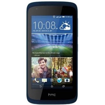 მობილური  HTC  Desire 326G dual sim navy blue + vivid blue, 4.5'', 480x854, 1.2GHz, 4 Core, 1GB, RAM 8GB, up to 32GB flash, 8Mpix 2Mpix, BT, Wi-Fi, GPS,2000mAh,146g, 139.79x69.63x9.7