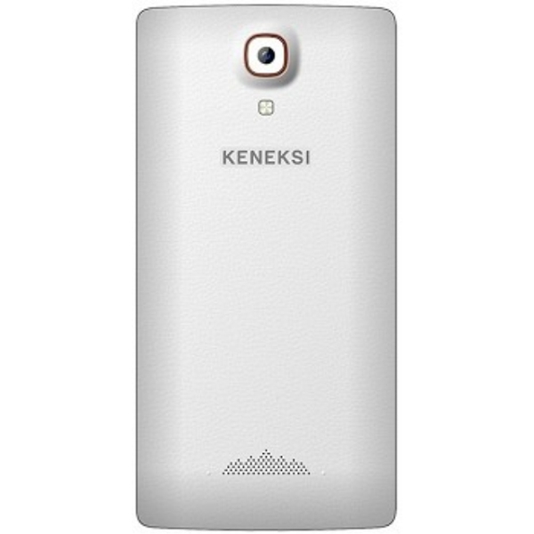 მობილური  KENEKSI  Chance White, 4.5'' 854x480, 1.3GHz, 4 Core, 512MB RAM, 4GB, up to 32GB flash, 8Mpix/2Mpix, 2 Sim, 2G, 3G, BT, Wi-Fi, GPS, 1800mAh, Android 4.4, 152g, 136.4x67.4x9.6