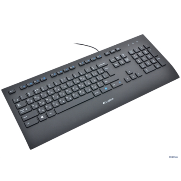 კლავიატურა LOGITECH Corded Keyboard K280E - INTNL Business - Russian layout