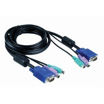 გადამყვანი  D-link  3 in 1 Mini KVM Cable in 10ft (3M)