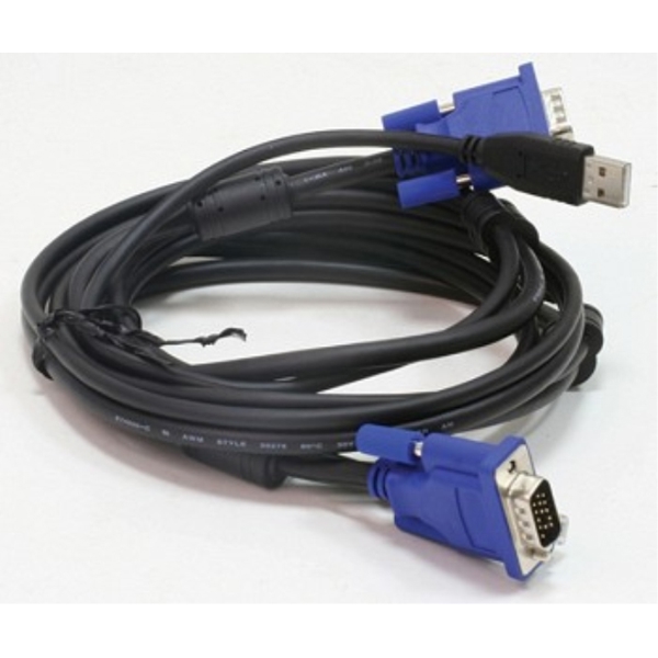 გადამყვანი  D-link  DKVM-CU3  DKVM-CU3 2 in 1 USB KVM Cable in 3m (10ft)