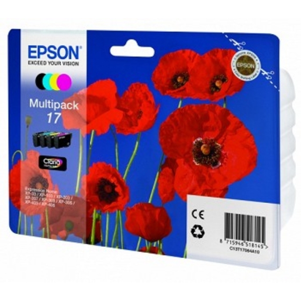 კარტრიჯი Epson   XP33/203/303 (Claria Home) 4 clr MP, C13T17044A10