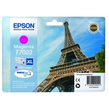 კარტრიჯი Epson WP 4000/4500 Series Ink XL Cartridge Magenta 2k, C13T70234010