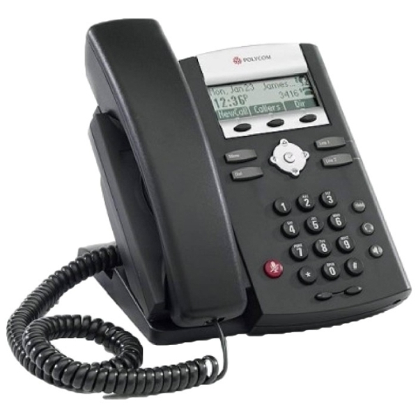 IP ტელეფონი Polycom SoundPoint IP 331, 2-line SIP desktop phone