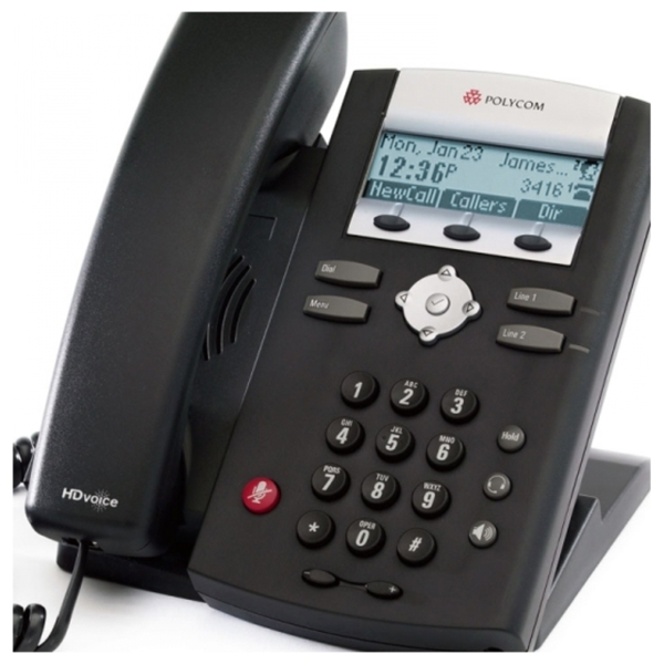 IP ტელეფონი Polycom SoundPoint IP 331, 2-line SIP desktop phone