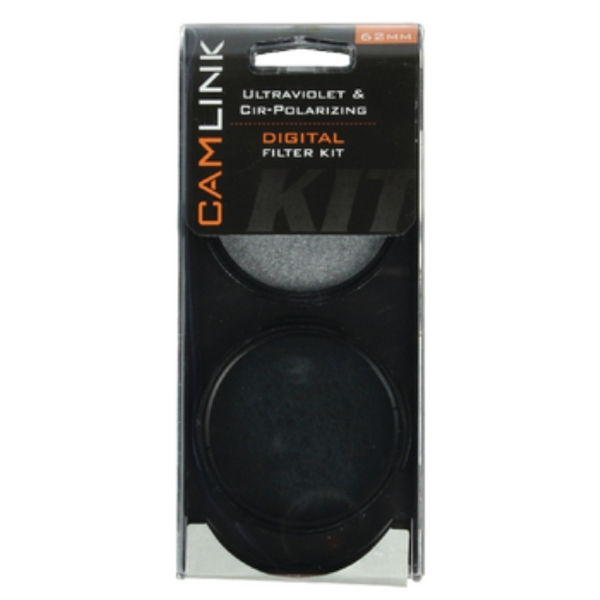 ფილტრი  Camlink ULTRAVIOLET& CPL POLARIZER TWIN PACK (62MM)