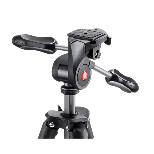 შტატივი MANFROTTO MKCOMPACTADV-BK COMPACT ADVANCED WITH 3-WAY HEAD BLACK