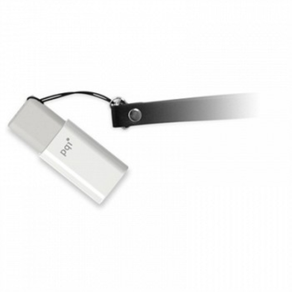 USB ფლეშ მეხსიერება PQI TRAVELING DISK U176L 8 GB WHITE (6176-008GR3001) 