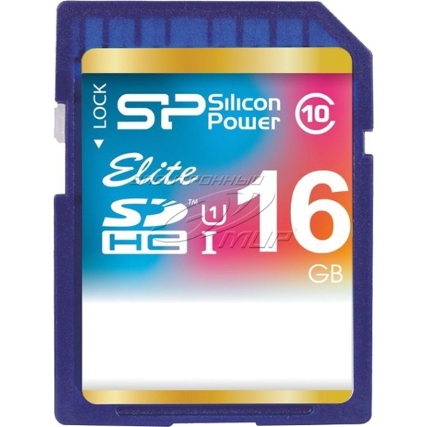 Silicon Power 16GB SDHC R85MB/s C10 UHS-1 Elite Memory Card (SP016GBSDHAU1V10)