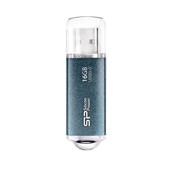 USB ფლეშ მეხსიერება  Silicon Power Pendrive M01 UFD USB 3.0 16GB Blue