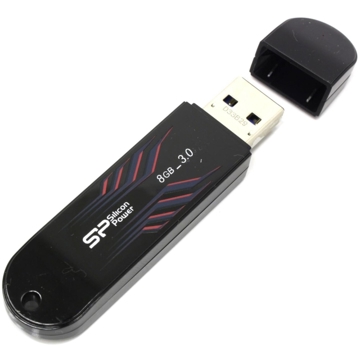 USB ფლეშ მეხსიერება Silicon Power B10 (SP008GBUF3B10V1B)