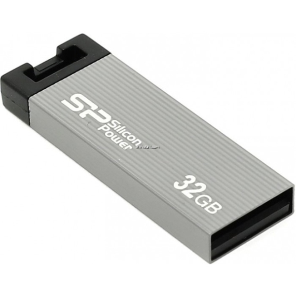 USB ფლეშ მეხსიერება  Silicon Power Pendrive 835 UFD USB 2.0 32GB Iron Grey