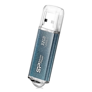 USB ფლეშ მეხსიერება Silicon Power Marvel M01 USB 3.0 32 GB Flash Drive SP032GBUF3M01V1B - Icy blue