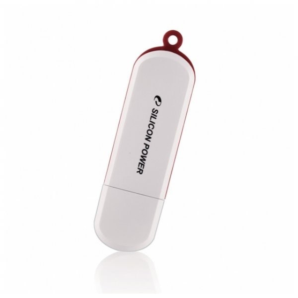 USB ფლეშ მეხსიერება  Silicon Power Pendrive 320 UFD USB 2.0 64GB White