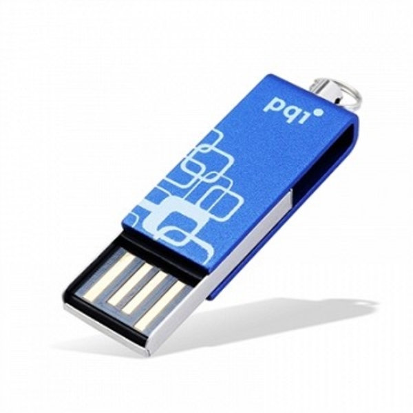 USB ფლეშ მეხსიერება PQI INTELLIGENT DRIVE I812 32GB BLUE (6812-032GR1007)   