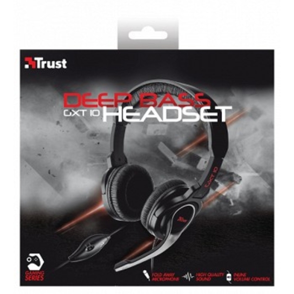 ყურსასმენი TRUST GXT-10 GAMER HEADSET (16450) 