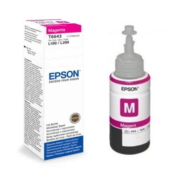 კარტრიჯი   EPSON ORIGINAL EPSON INK IC L100 MAGENTA (C13T66434A)