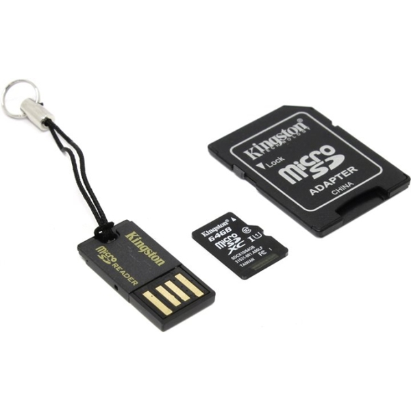 მეხსიერების ბარათი  MBLY10G264GB MOBILITY KIT  (MICRO+ADAPTER)