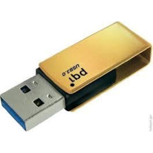 PQI Intelligent Drive U822V, 32GB, Gold (USB 3.0 Flash Drive) 6822-032GR4002