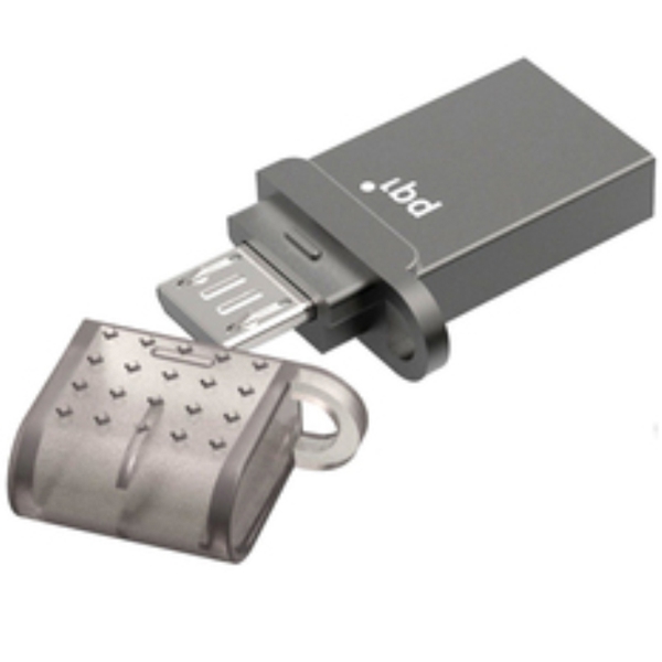 PQI Connect U837 32GB, Silver - USB 2.0 6837-032GR101A