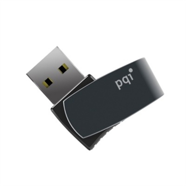 PQI Traveling Disk U848L, 8GB, Black (USB 2.0 Flash Drive) 6848-008GR102A