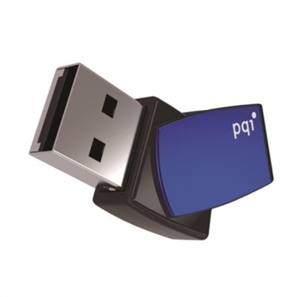 PQI USB Flash Drive 8GB u848L, Blue (6848-008GR202A)