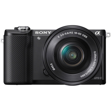 ფოტოაპარატი SONY ILCE-5100Y DIGITAL E-MOUNT 20.1 MEGA PIXEL CAMERA (BLACK) WITH SELP1650 & SEL55210 LENS WI-FINFC