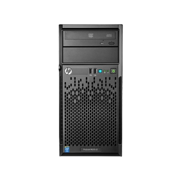 სერვერი  HP ML10v2 G3240 (3.1GHz/2-core/3MB/54W); RAM 4GB (1x4GB DDR3-1600 UDIMM); Smart Array B120i RAID (0/1/10); 2x500GB 7.2K SATA NHP LFF; 1Gb-2P; 350W; 1yw