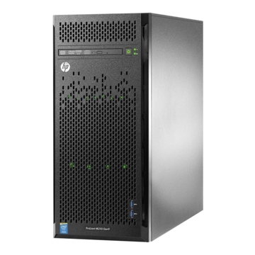 სერვერი  HP ML110 Gen9 E5-2620v3 (2.4GHz/6-core/15MB/85W); RAM 8GB (1x8GB DDR4-2133R CAS-15); Smart Array B140i RAID (0/1/10/5); 1x1TB SATA 7.2K LFF; 2P-1Gb; 1x350W; DVD-RW; Warranty 3/1/1;