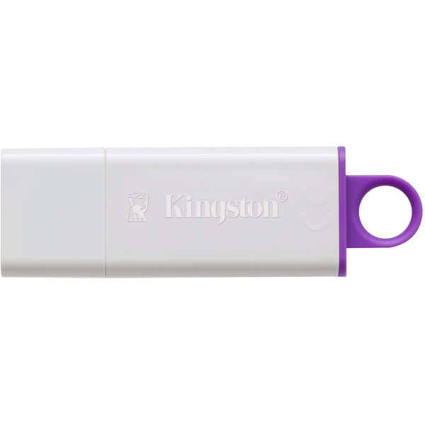 USB ფლეშ მეხსიერება Kingston DTIG4, 64GB, USB 3.0, Dataraveler, White/Purple