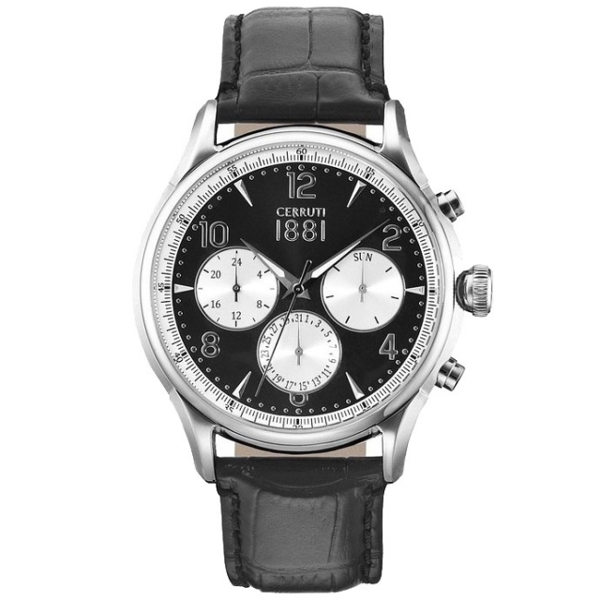 საათი CERRUTI BELLAGIO 44mm CRA107SN02BK 