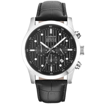 საათი  CERRUTI CERNOBBIO 44mm  CRA108SN02BK