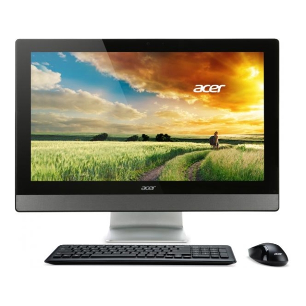 კომპიუტერი  Acer Aspire Z3-710 23.8", 1920x1080, Non-Touch Intel Core i5-4590T 8GB 1TB DVD-RW + CardReader NVIDIA GT840M 2GB GigLAN + WiFi + BT USB keyboard + mouse FreeDOS