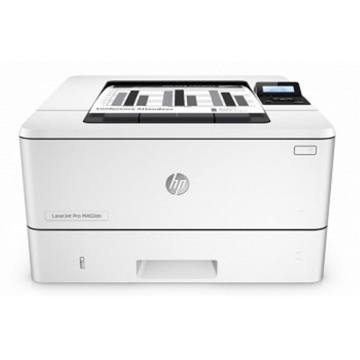 პრინტერი  HP LaserJet Prop M402d Priner (Function: Print; format: A4; 1200 x 1200 dpi; Monthly Duty Cicle: Up to 80000 pages; 38ppm; CPU speed: 1.2 GHz; Memory: 128MB; 2 Paper Trays; 2-line backlit LCD graphic display; Duplex Printing; Connectivity: USB 2.0; Cart