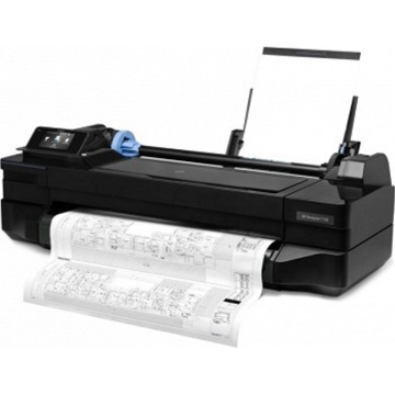 პრინტერი  HP Designjet T120 610mm ePrinter (format: A1; 1200x1200 dpi; Up to 4.1min/page; Memory: 256MB; Connectivity: Fast Ethernet (100Base-T); Hi-Speed USB 2.0 certified; Wi-Fi; Finished output handling: Sheet feed; roll feed; input tray; automatic cutter; Cartr